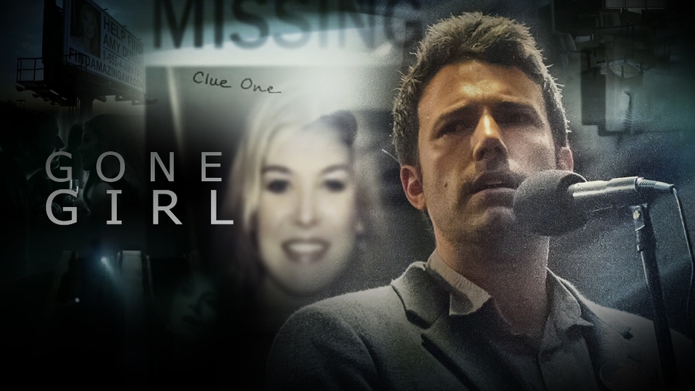 بن افلک و رزاماند پایک بازیگران فیلم «دختر گمشده»(gone girl)